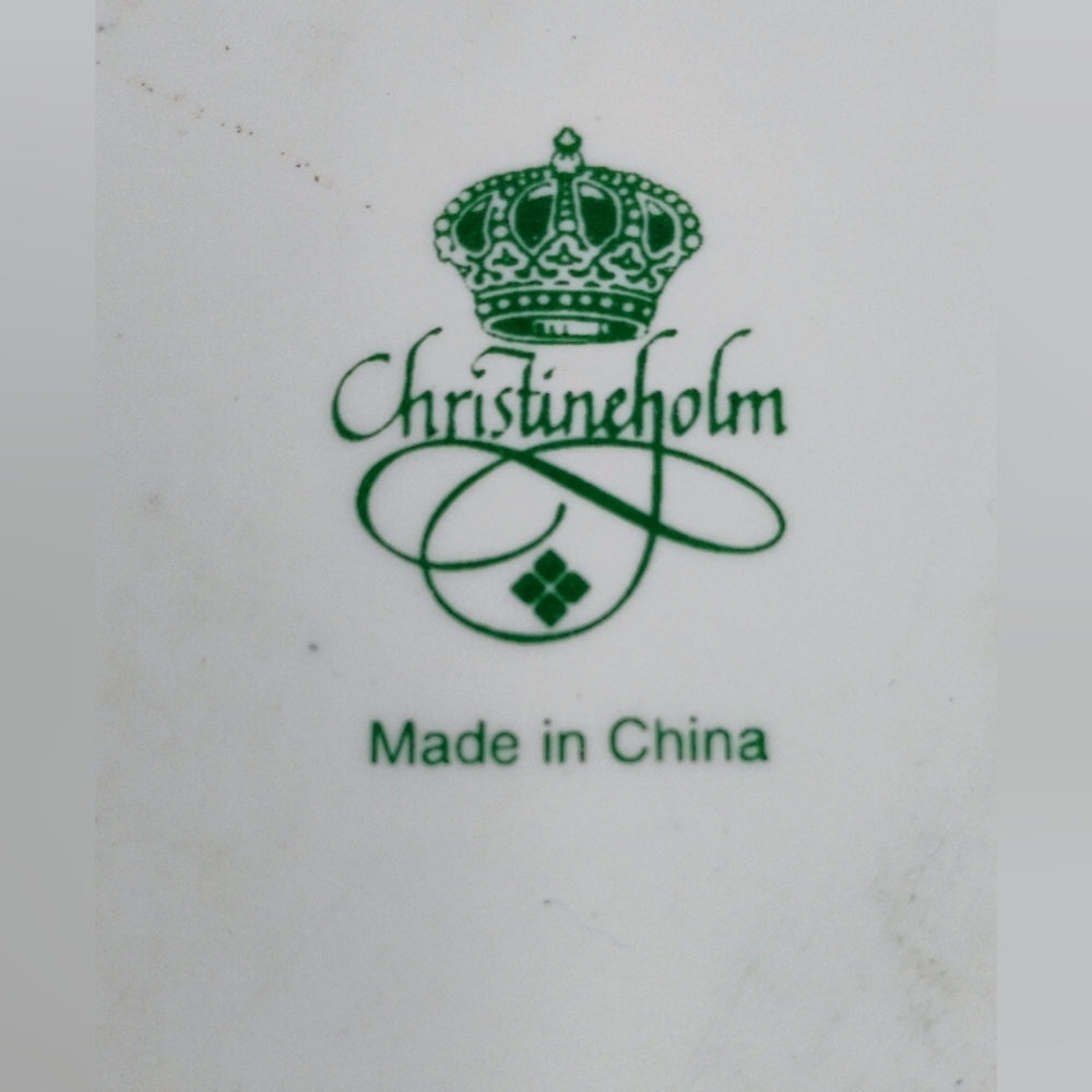 Vintage Christineholm Ceramic Quiche Dish Roses Fluted G-4 - Picture 10 of 15